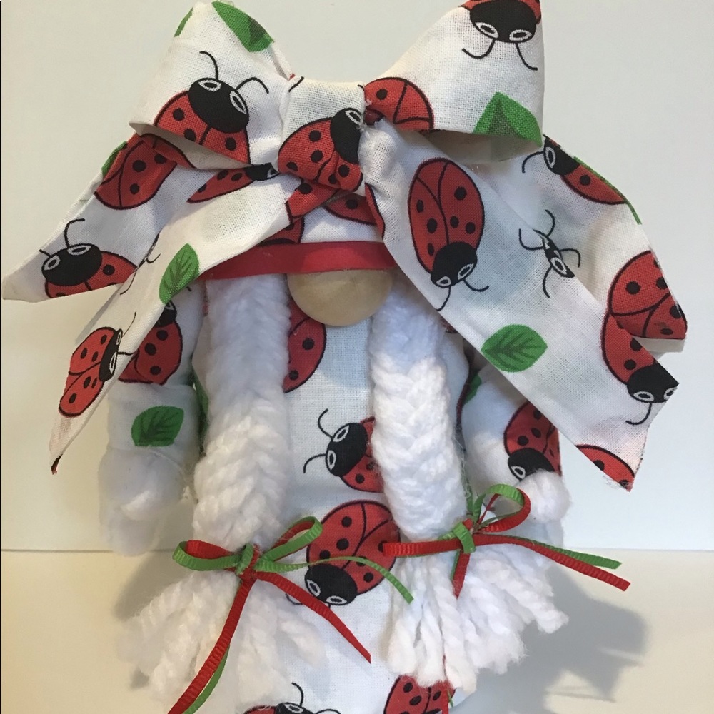 Ladybug gnome